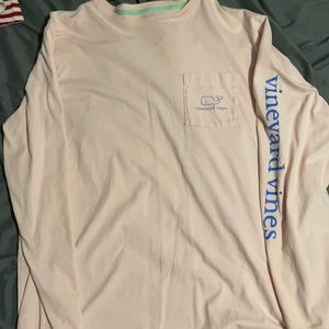 Pink Long sleeve Vineyard Vines shirt